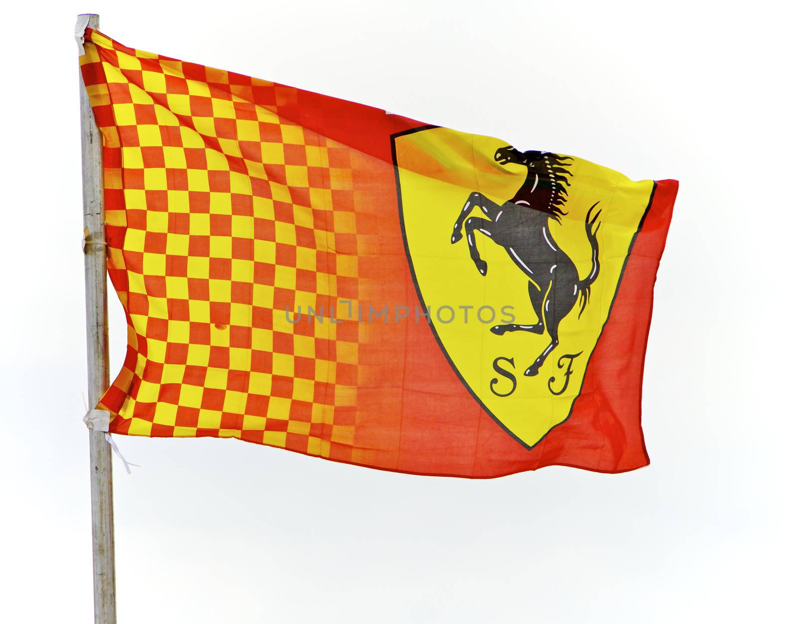 Formula One Ferrari Flag by instinia