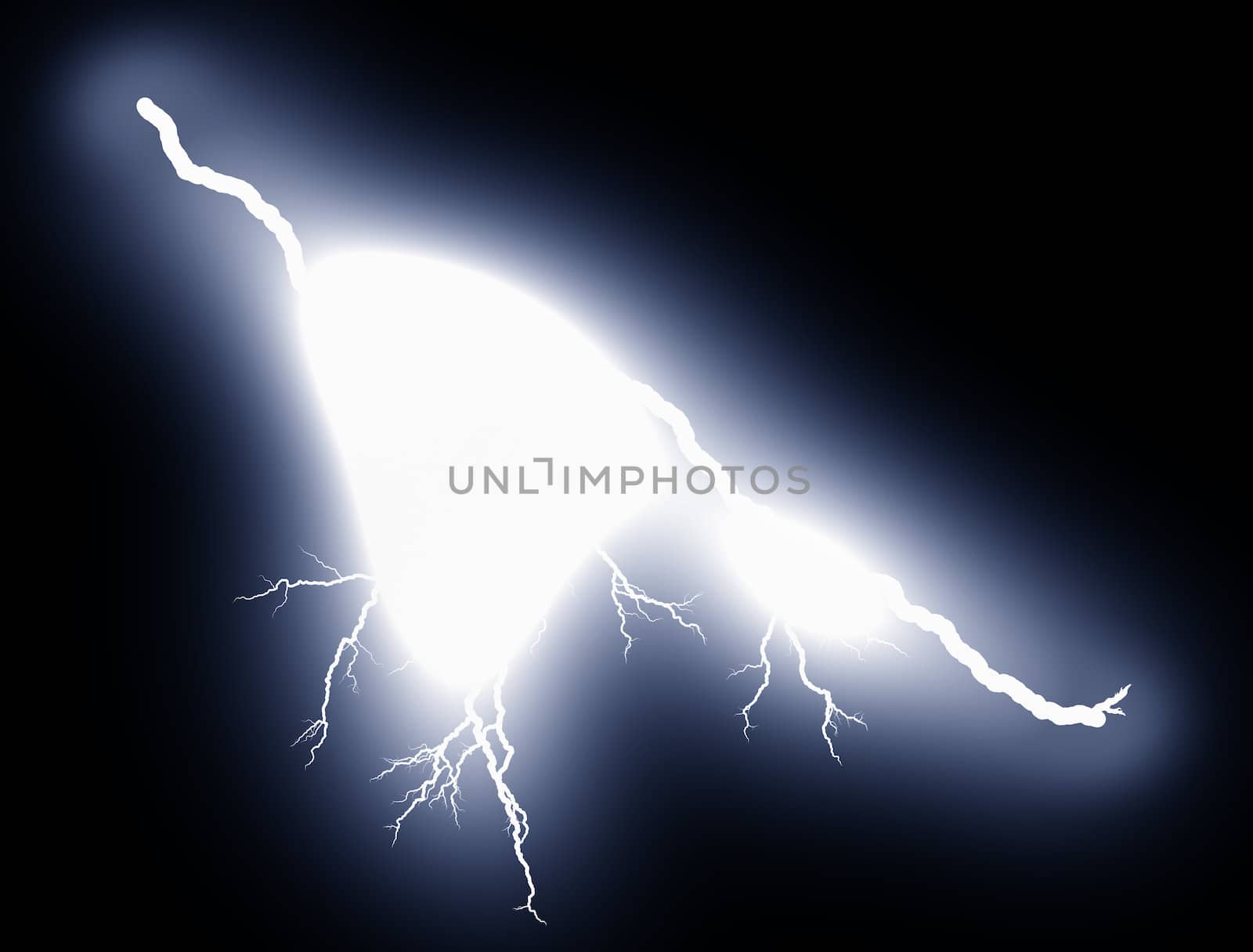 Lightning bolt at night by sfinks