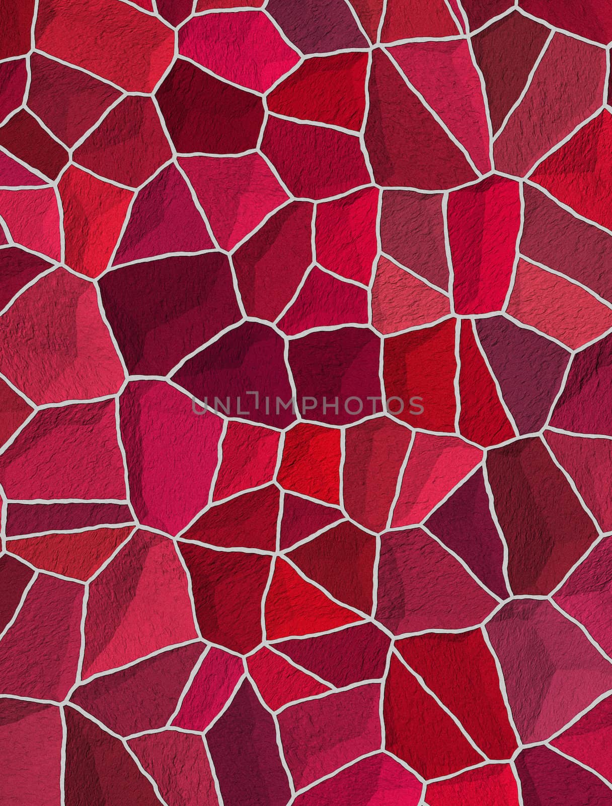 seamless cracked multi colored pattern in red and pink by sfinks