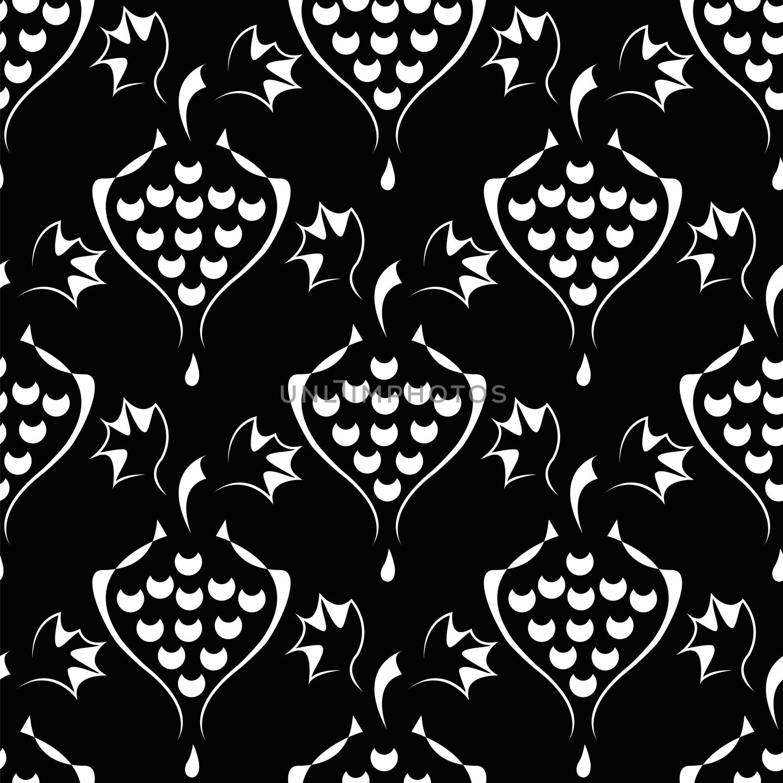 seamless pattern with  elegance vine or wine symbol