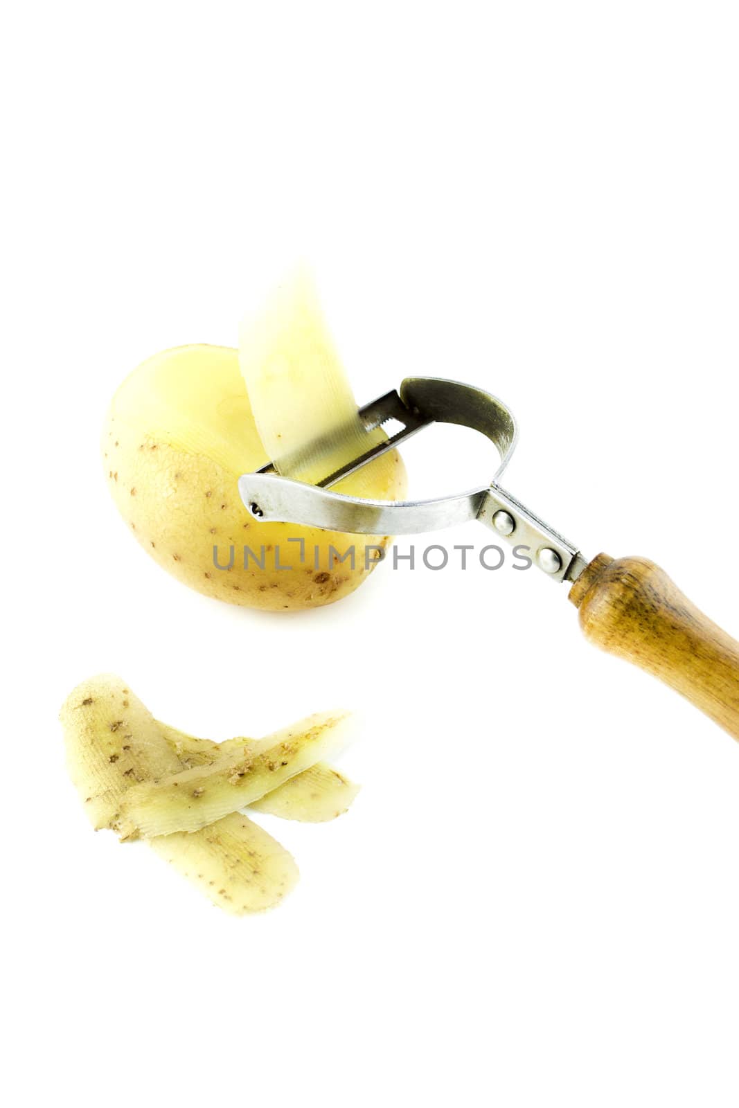 peeling for vegetable in potato