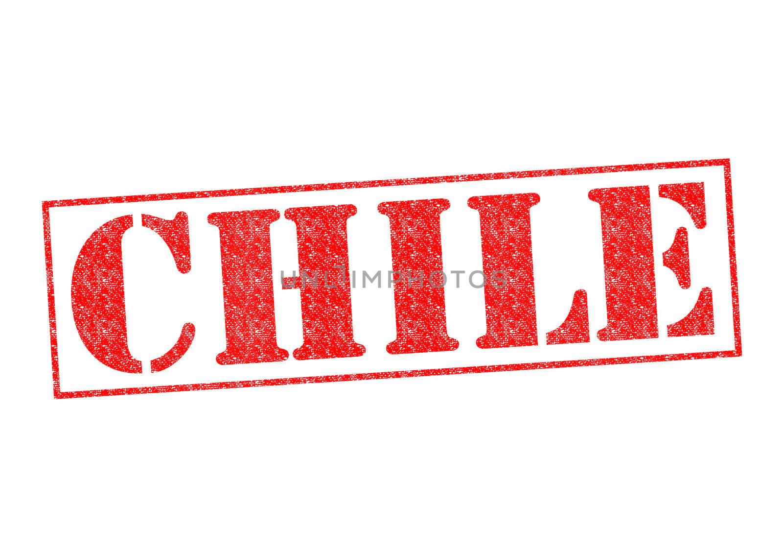CHILE Rubber Stamp over a white background.