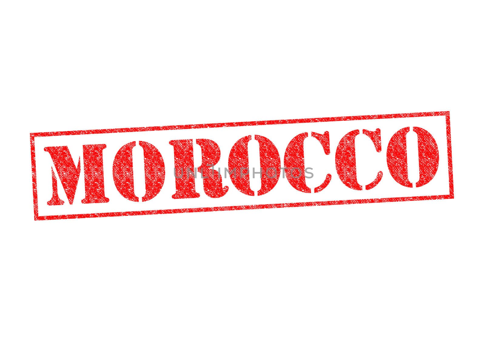 MOROCCO Rubber Stamp over a white background.