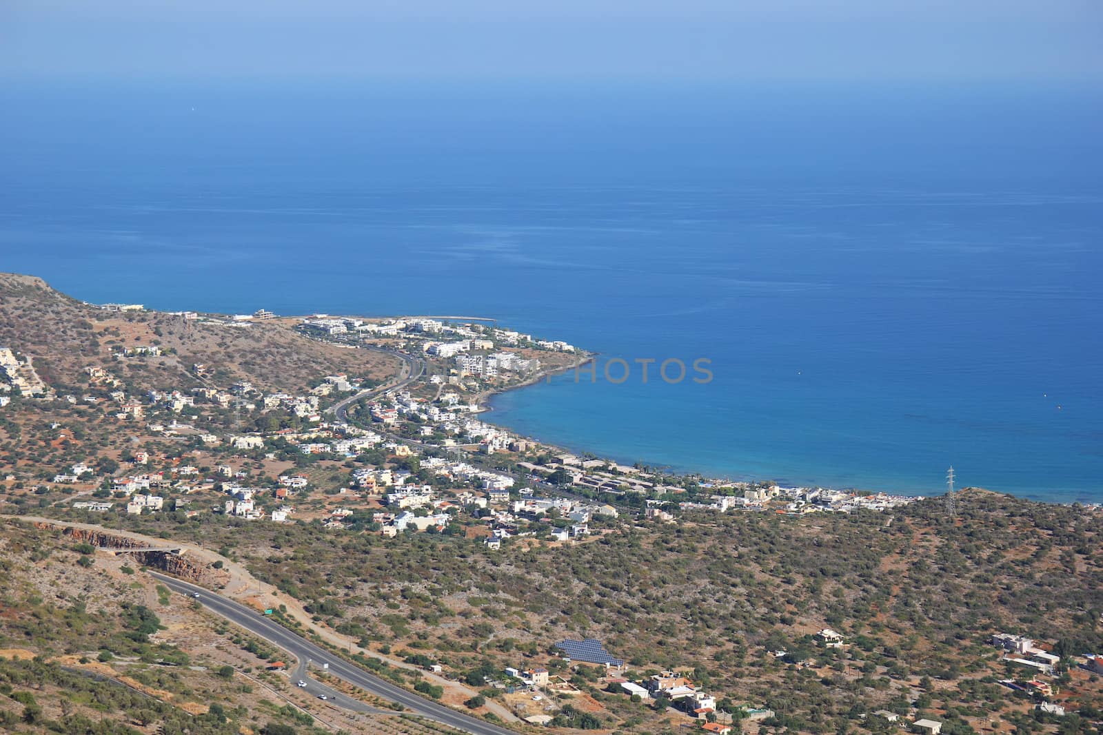 beautiful view of the sea and the coast