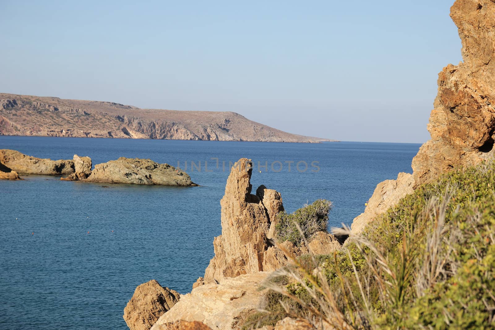 beautiful view of the sea and the coast