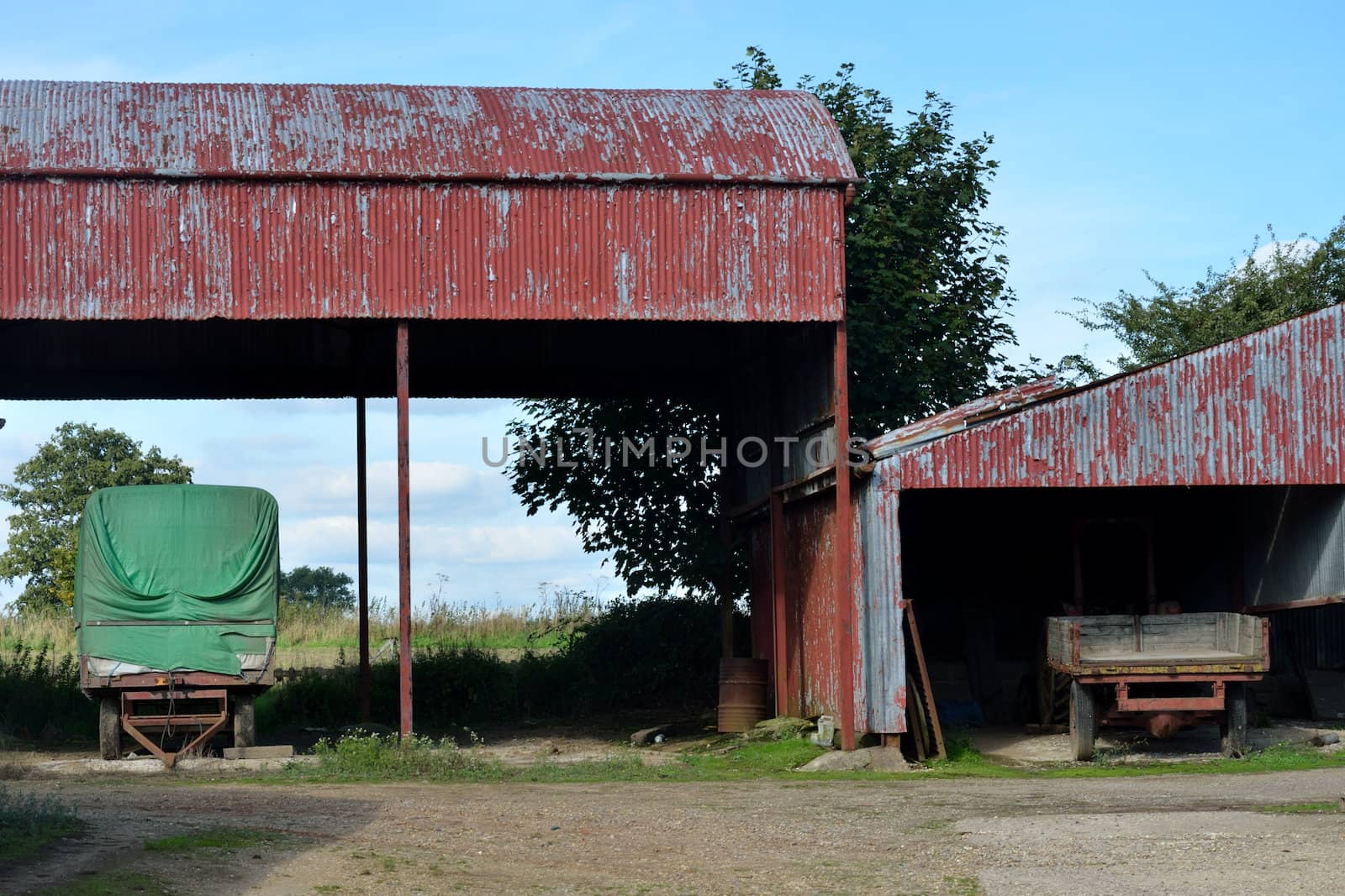 Old Rusty Barns