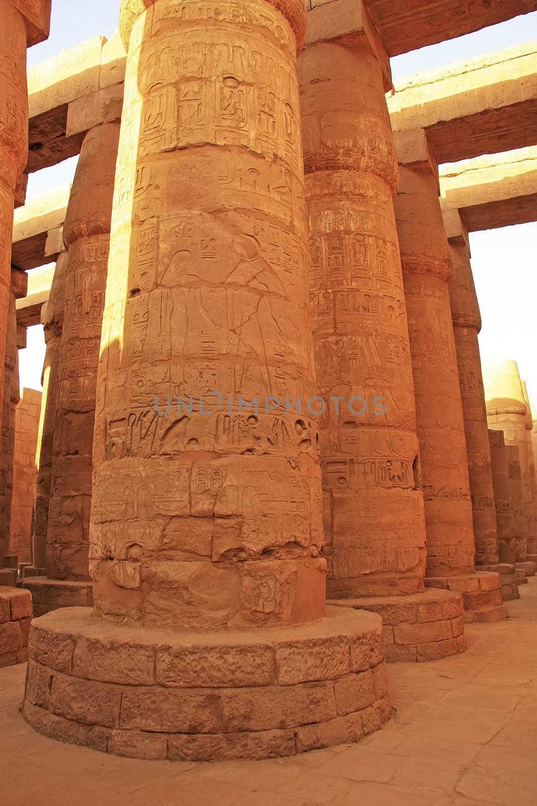 Great Hypostyle Hall, Karnak temple complex, Luxor by donya_nedomam