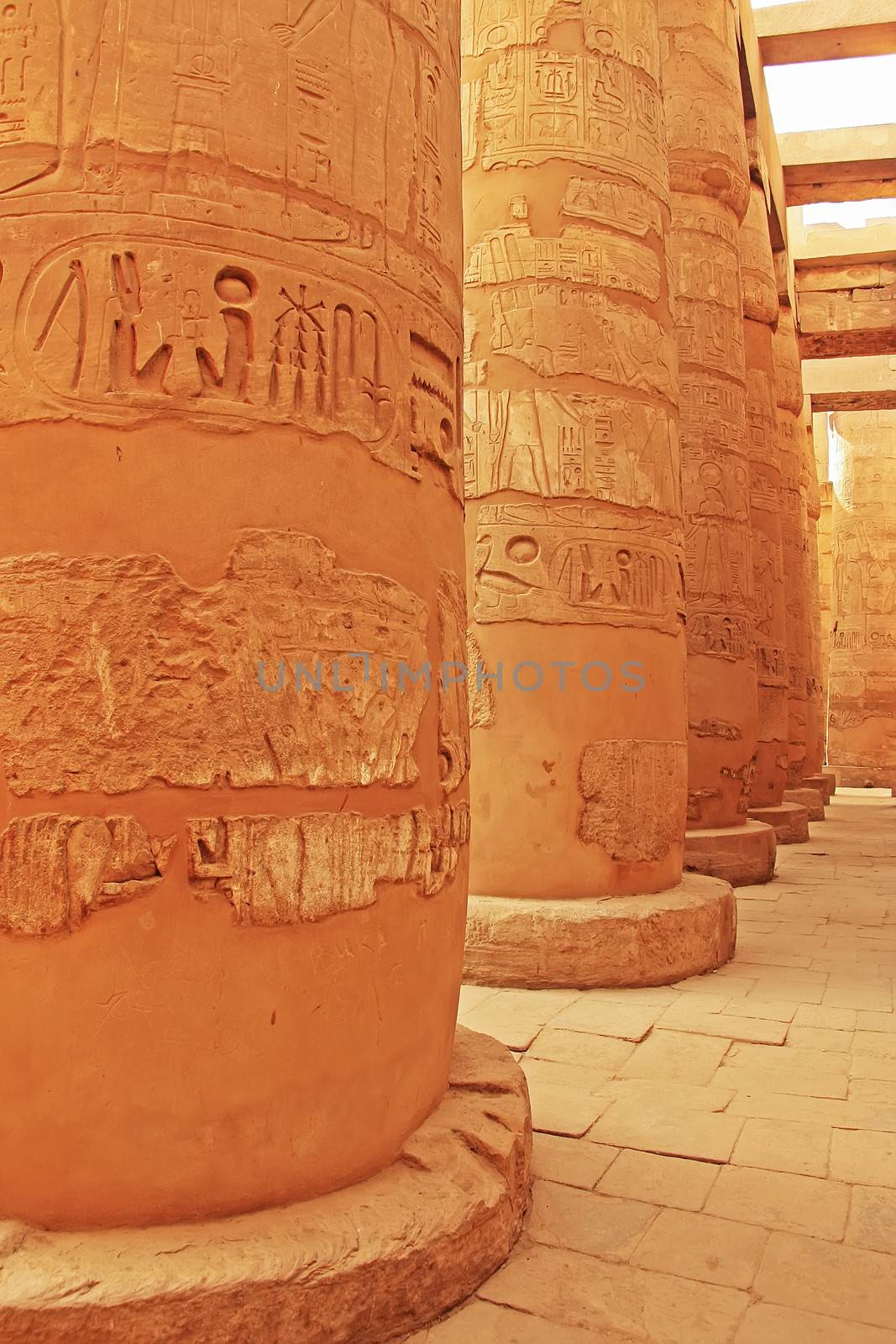 Great Hypostyle Hall, Karnak temple complex, Luxor, Egypt