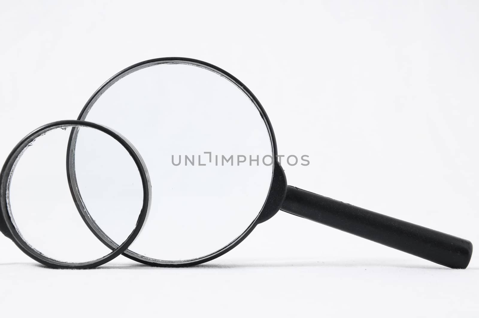 Magnify Glass Loupe Isolated on a White Background
