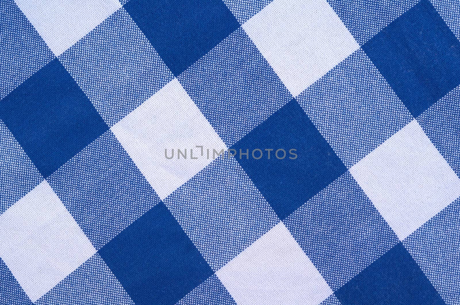 Blue And White Checked Material by mrdoomits