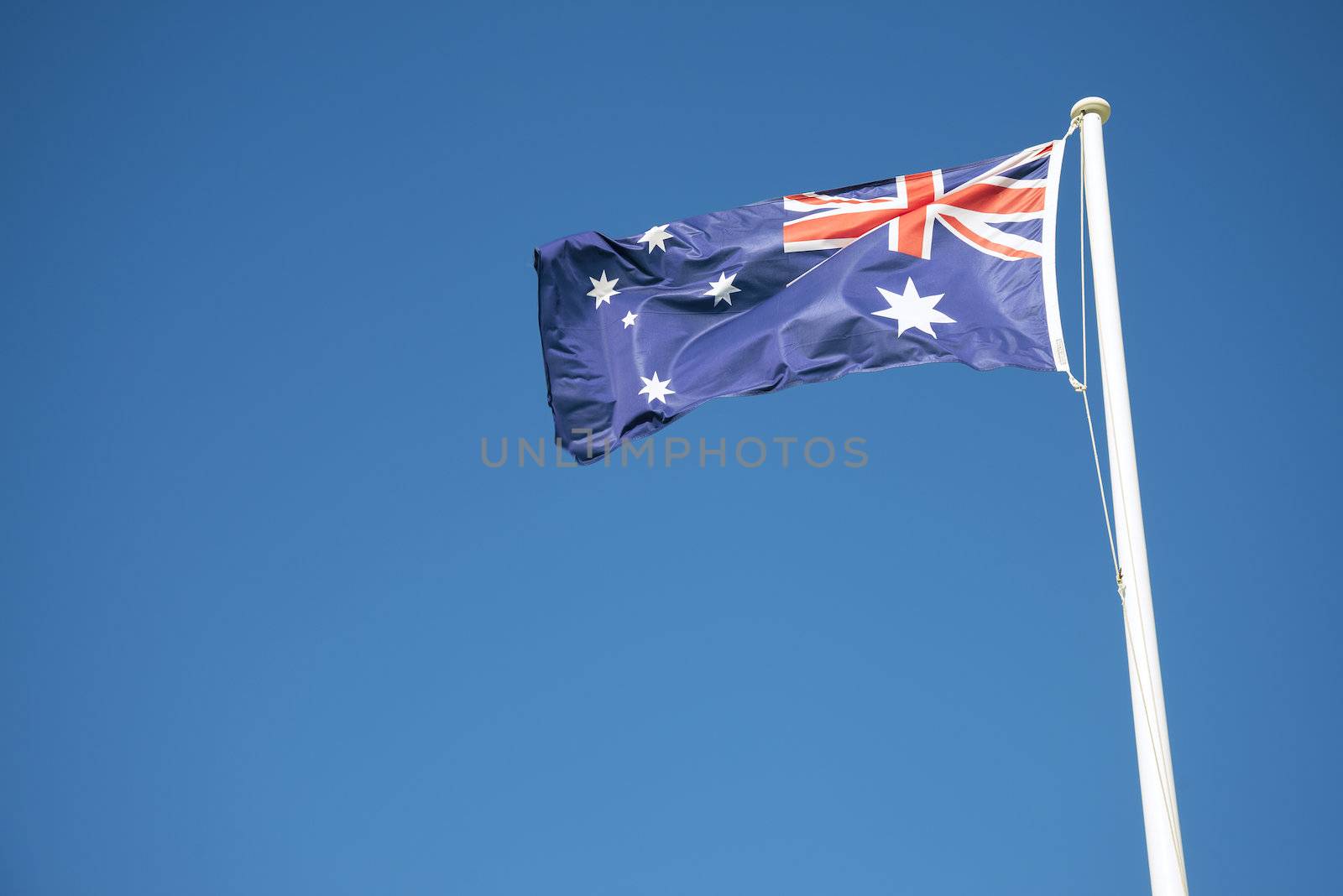 australian flag outdoors by jackmalipan