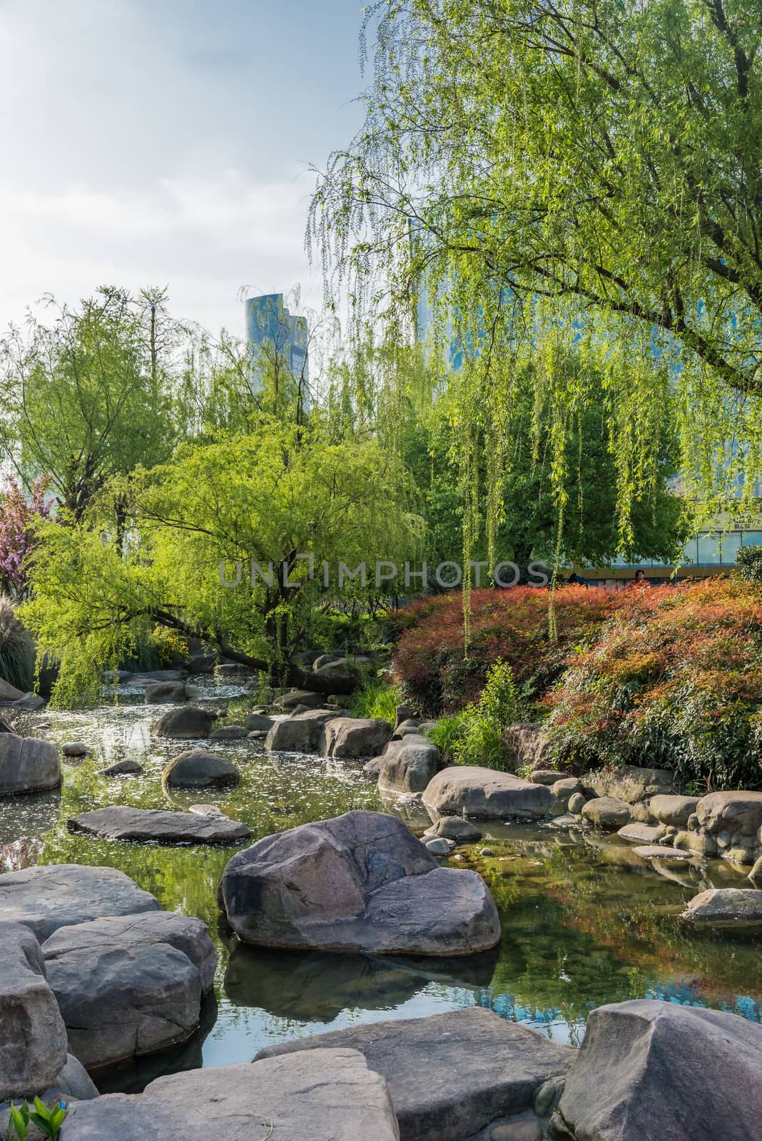 scenic view of gucheng park shanghai popular republic of china