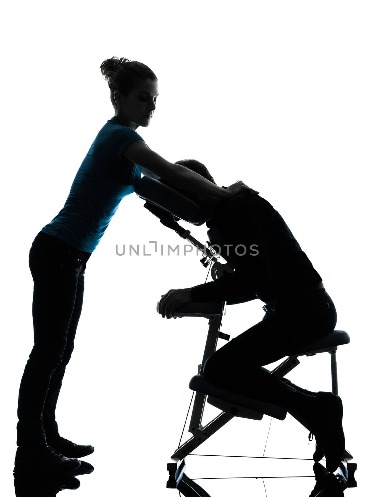 massage therapy with chair by PIXSTILL
