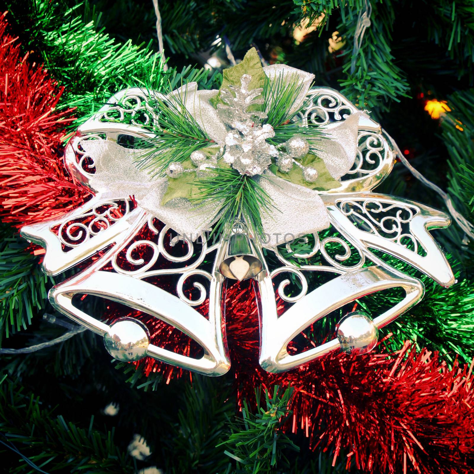 Christmas ornament on the christmas tree