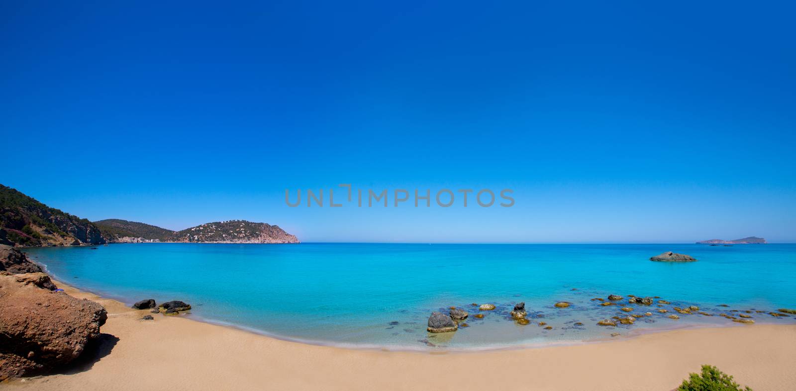 Ibiza Aigues Blanques Aguas Blancas Beach at Santa Eulalia by lunamarina
