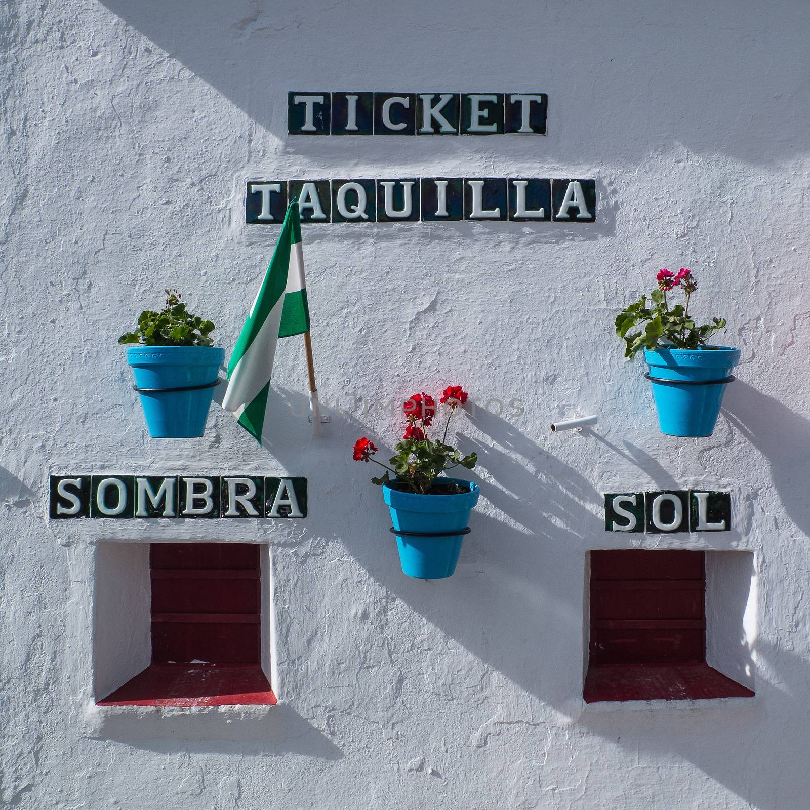 Booking office - bullring in Mijas  by CaptureLight