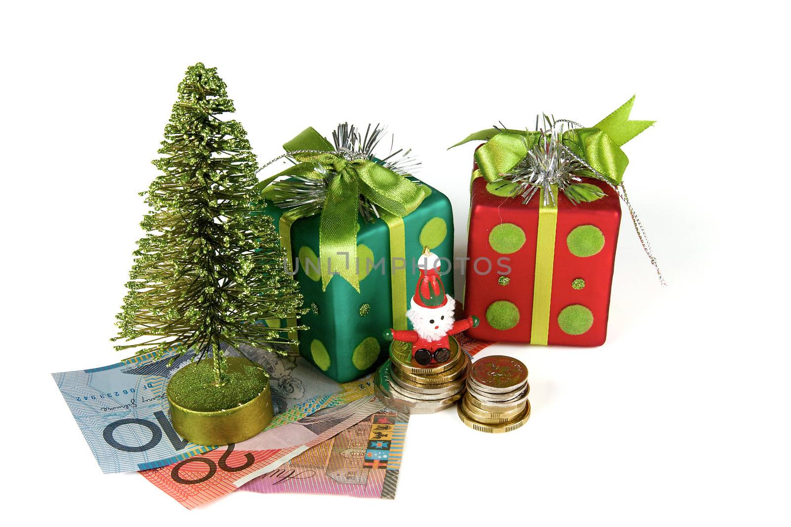 Christmas Time Spending With Australia Currency