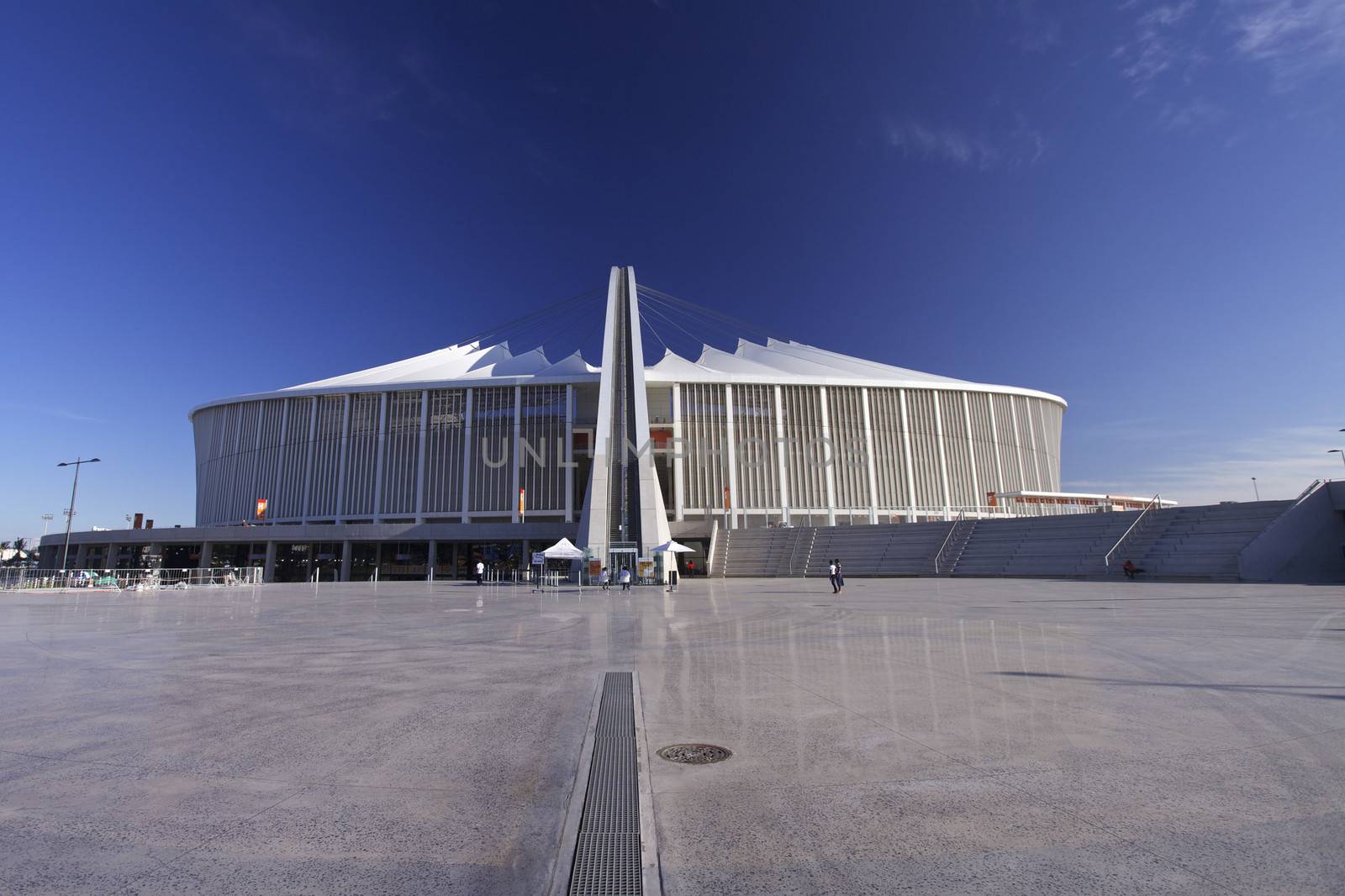 New Stadiums Built in Preparation for the Soccer World cup to be Held in South Africa. I
n the City of Durban the Moses Mabhida Stadium
In the city of Durban the Moses Mabhida Stadium