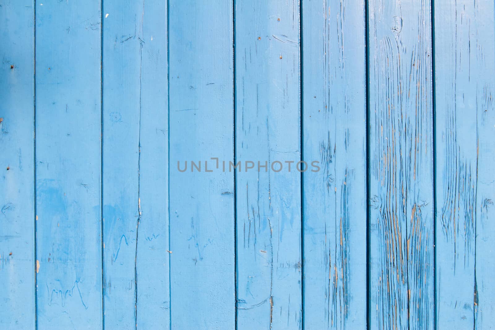 light blue paint on old shed by ahavelaar