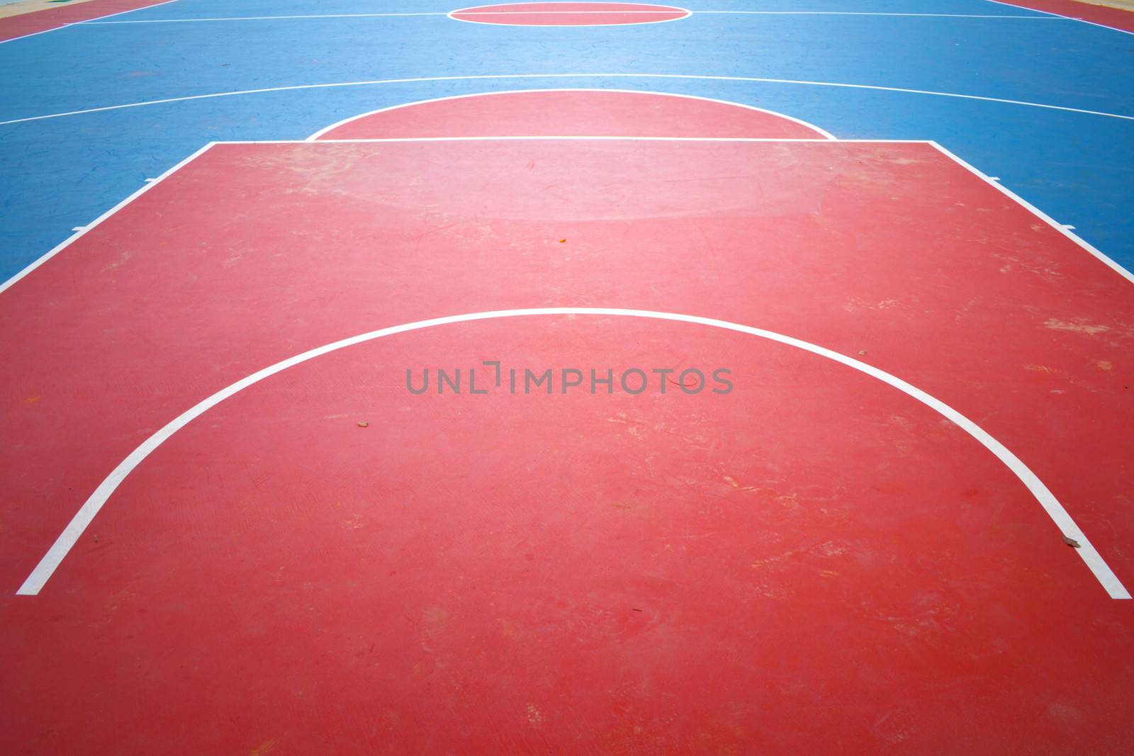 Basketball court. by apichart