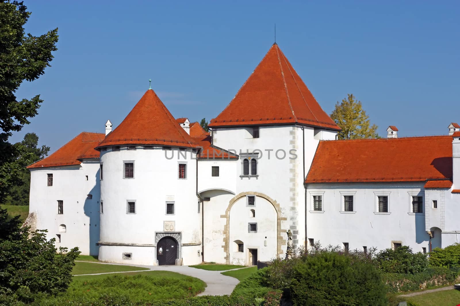 Varazdin castle in the Old Town, originally built in the 13th century
