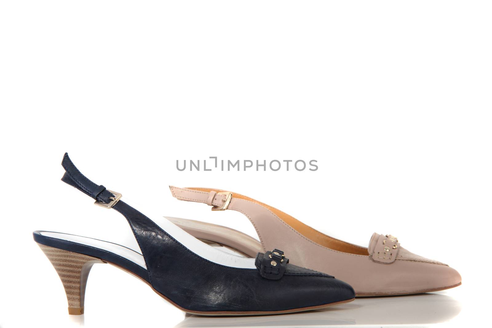 woman shoes on white background by fiphoto