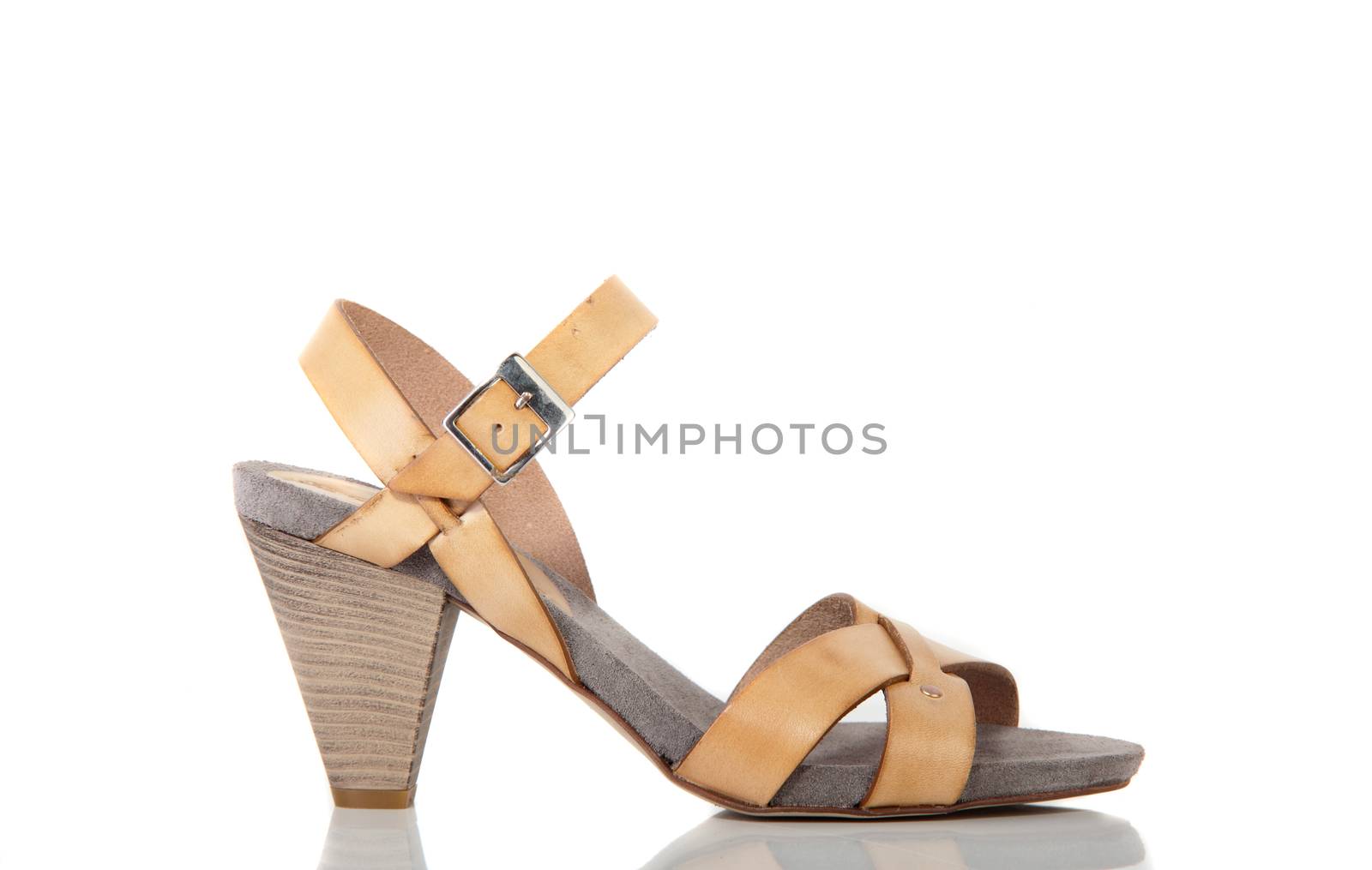 woman shoes on white background by fiphoto