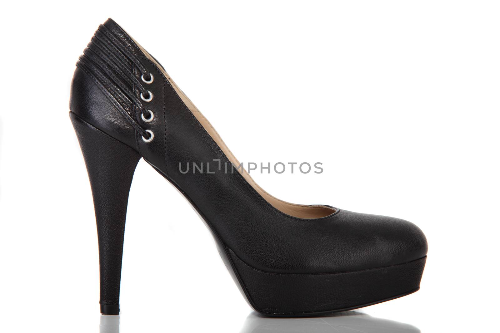 woman shoes on white background by fiphoto