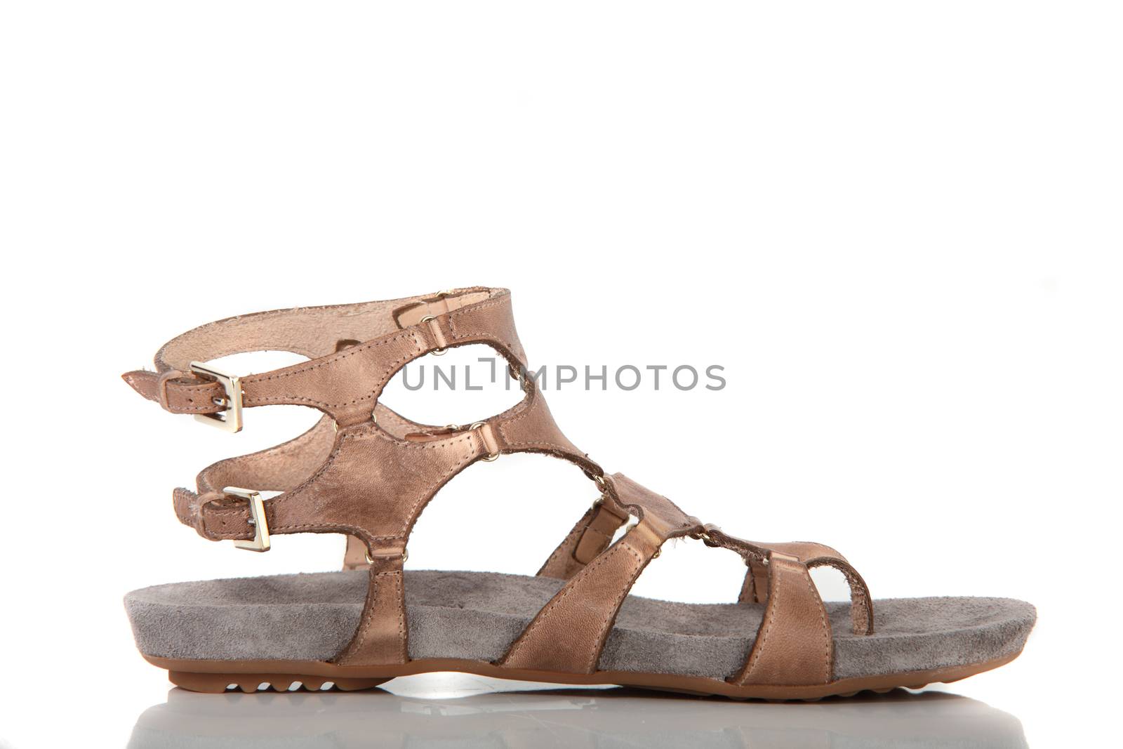 woman shoes on white background by fiphoto