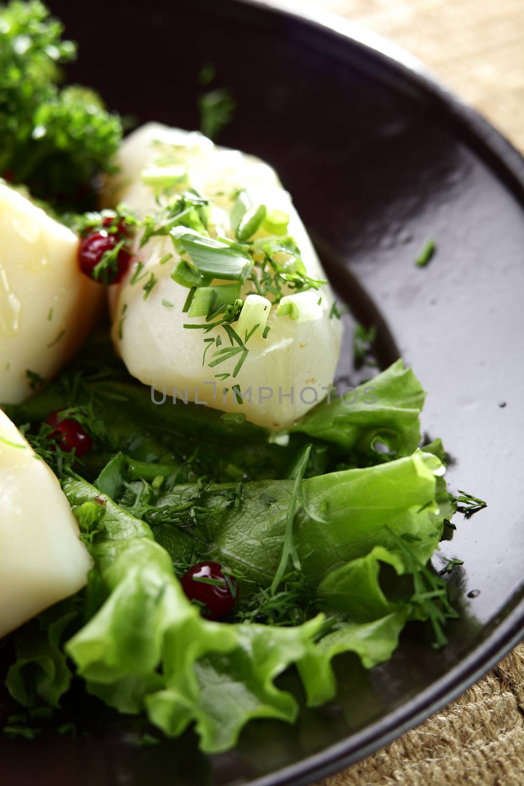 fresh and tasty salad by fiphoto