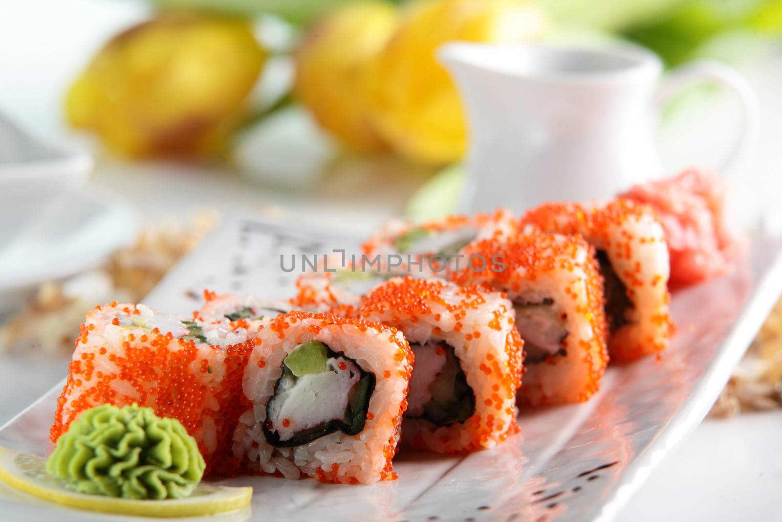 frest and tasty sushi by fiphoto
