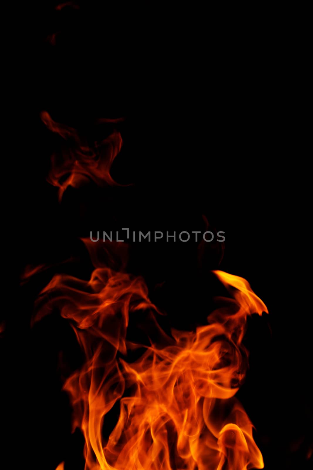 fire on black background by NagyDodo