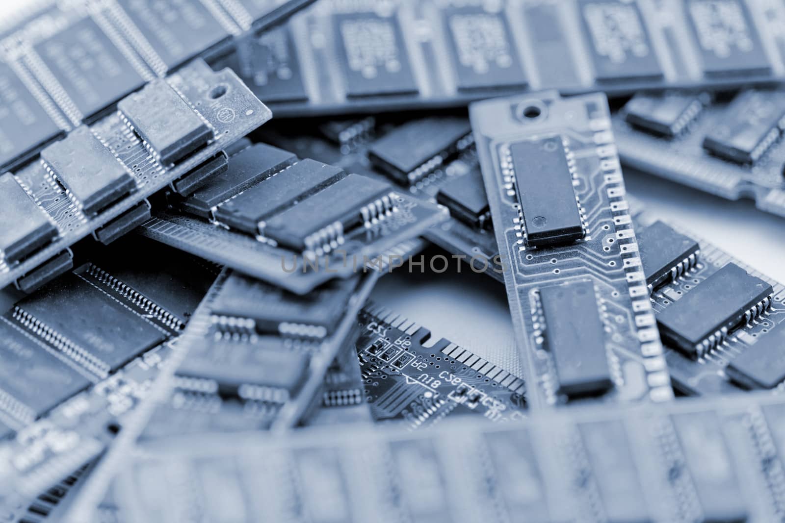 Many different computer memory modules by NagyDodo