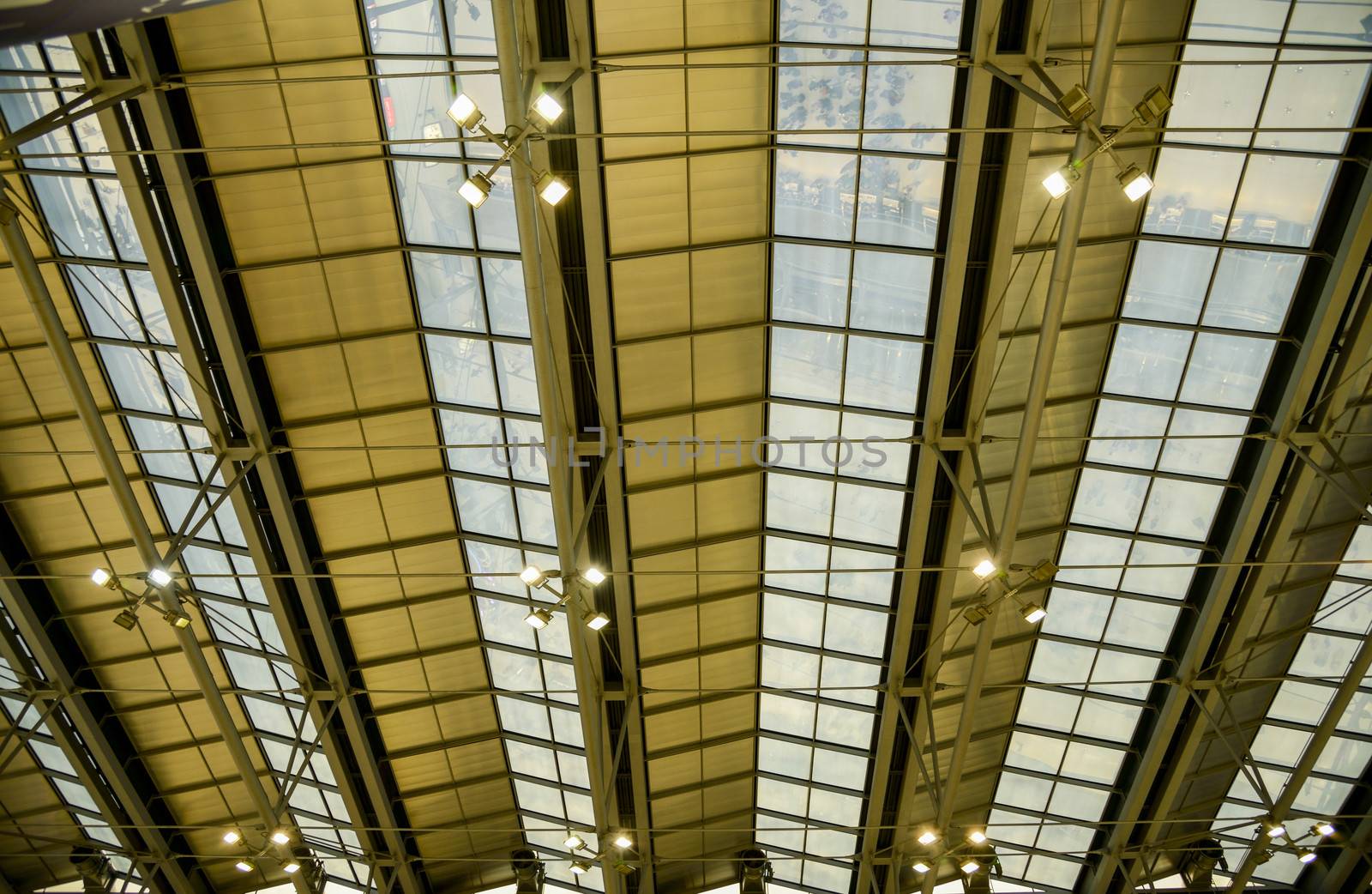 Glass roof pattern