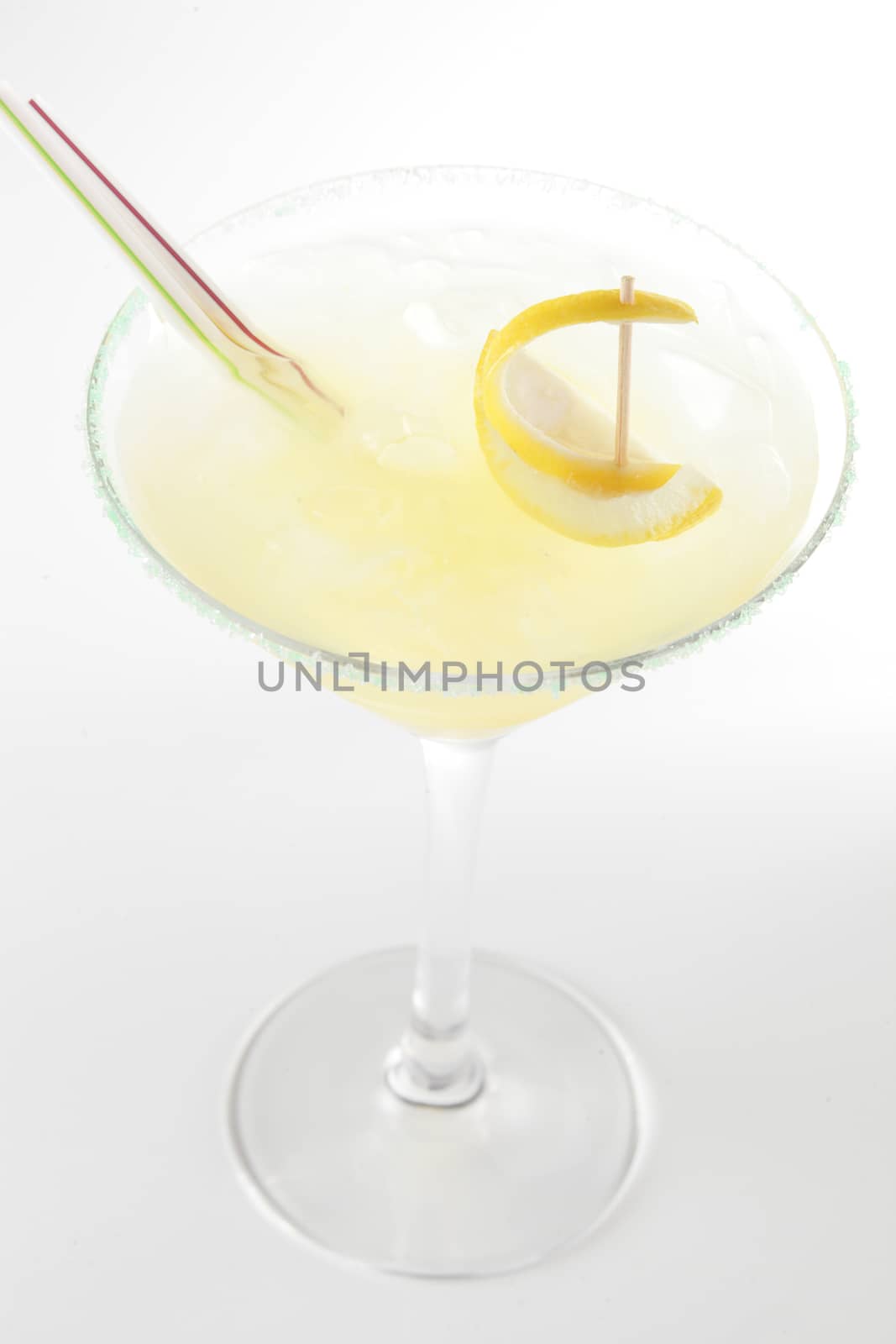 fresh cocktail on a white background by fiphoto