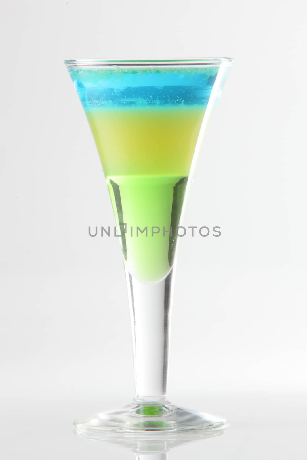 fresh cocktail on a white background by fiphoto