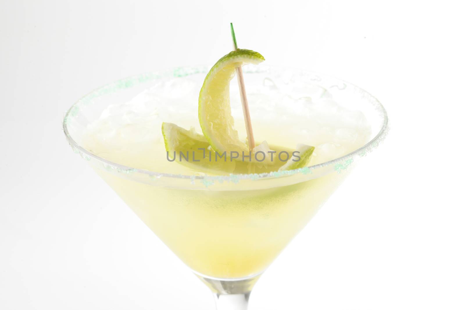 fresh cocktail on a white background by fiphoto