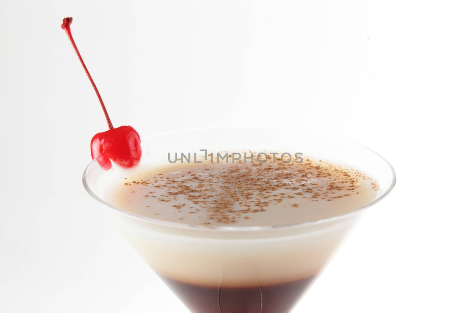 fresh cocktail on a white background by fiphoto