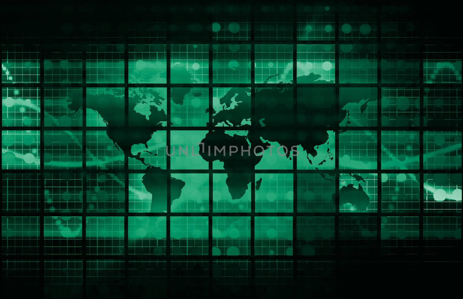 Technology Background as a Digital Abstract Art
