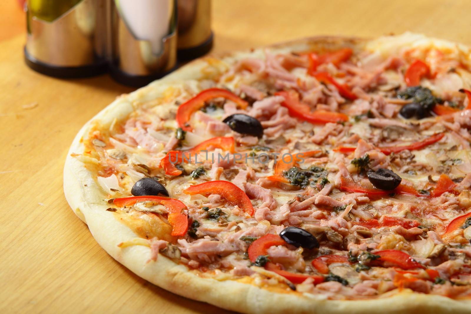 hot pizza and tasty pizza by fiphoto