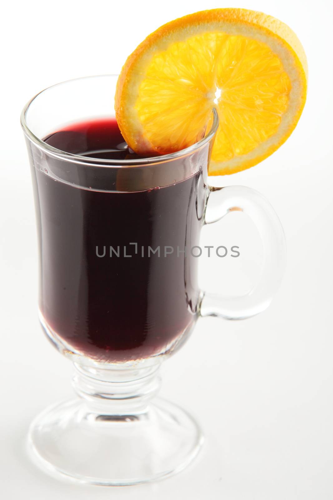 cold cocktail on white background by fiphoto