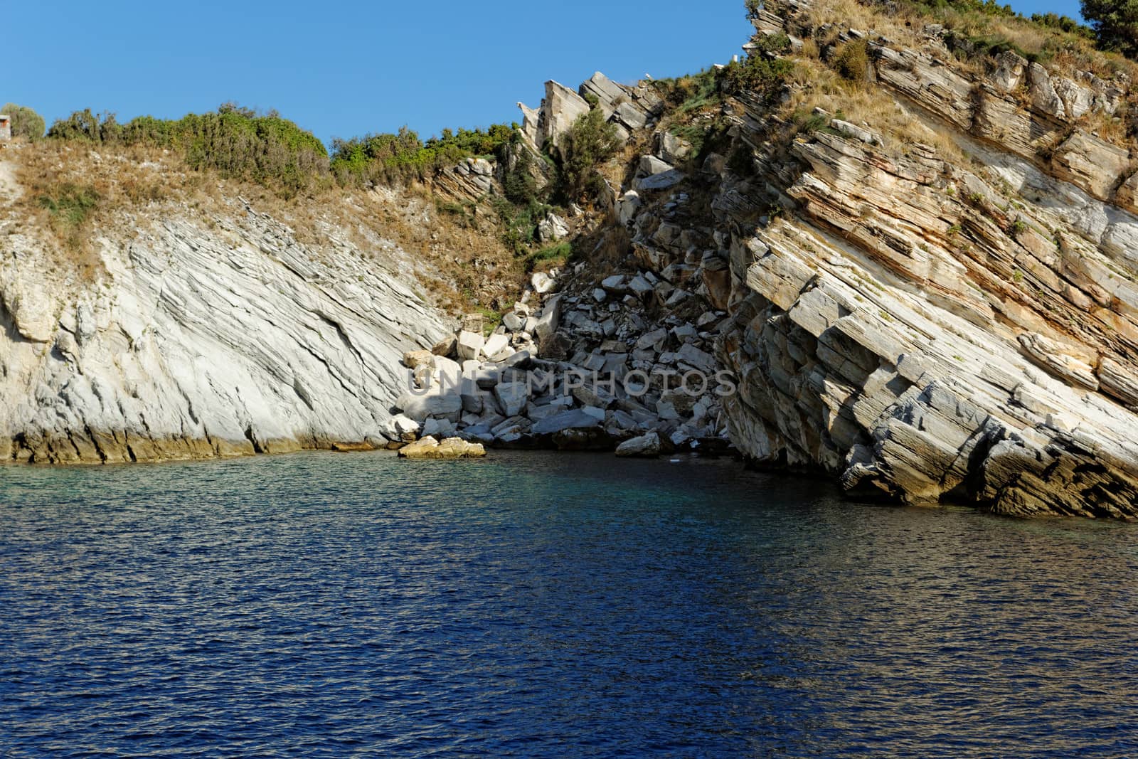 rocky beach at greece , thassos by NagyDodo