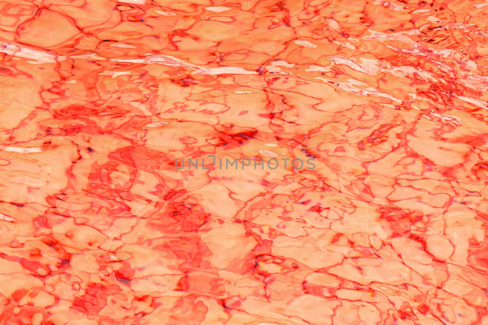 orange abstract background of wavy water surface by NagyDodo