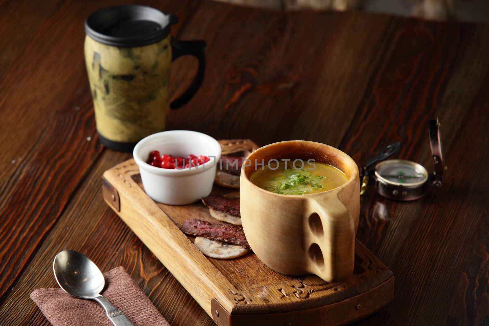 tasty and fresh european soup by fiphoto