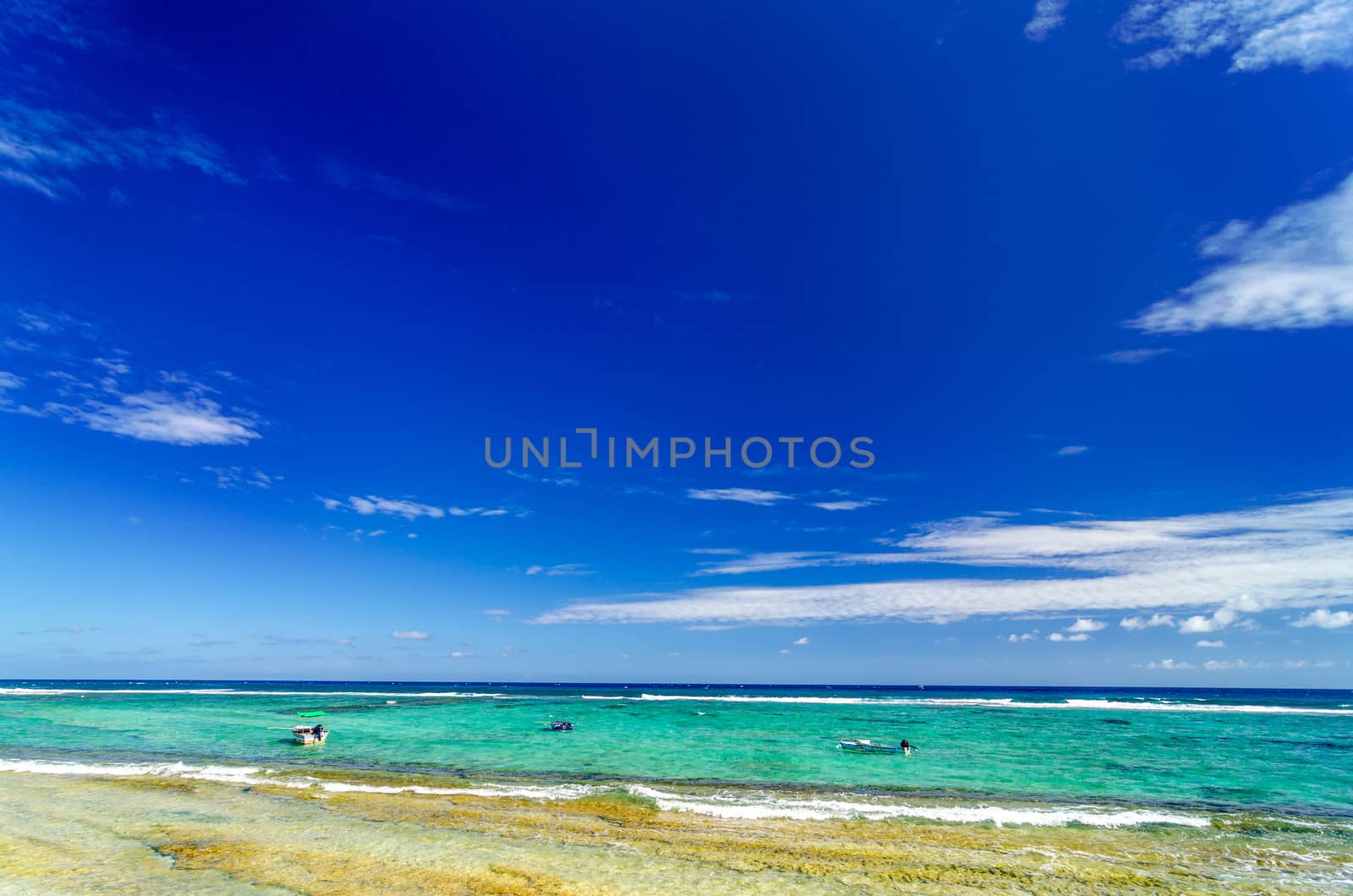 Turquoise Sea and Blue Sky by jkraft5