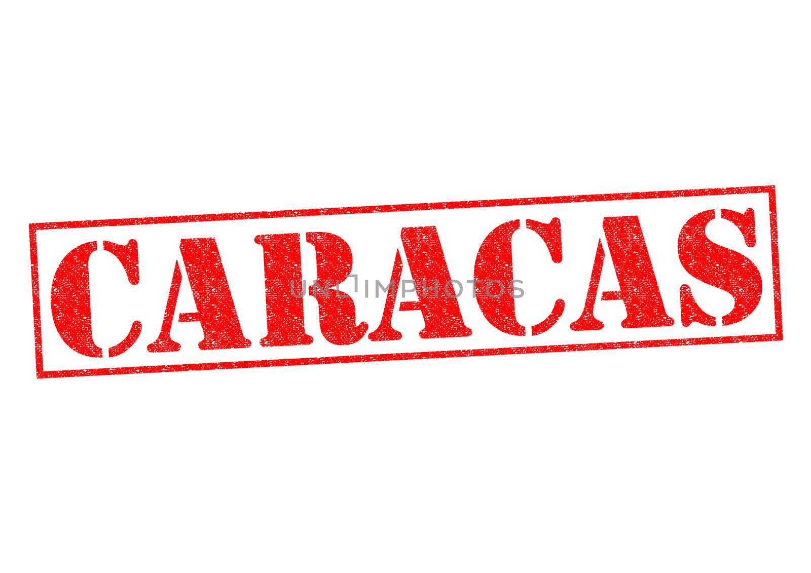 CARACAS Rubber Stamp over a white background.