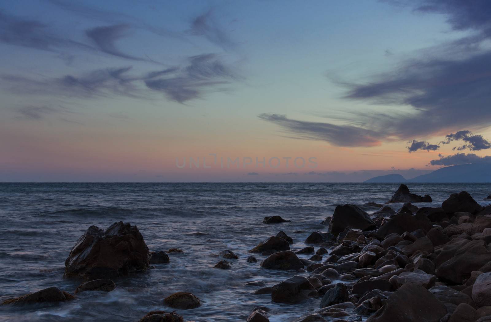 Evening sea landscape. by BPhoto
