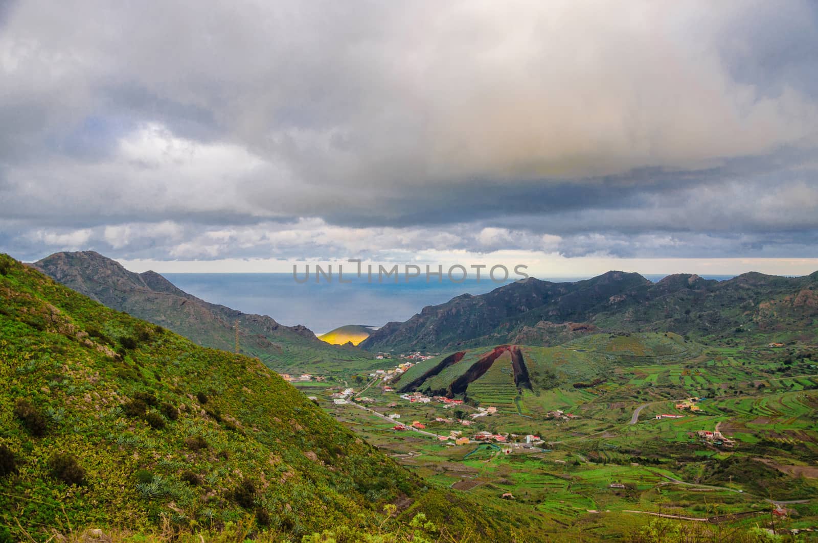 Mountains near Punto Teno Lighthouse in north-west coast of Tene by Eagle2308