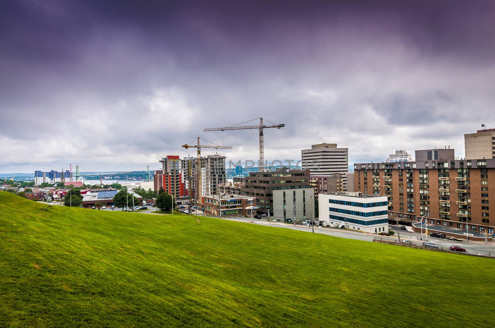 Panoramic view of the city of Halifax Nova Scotia Canada