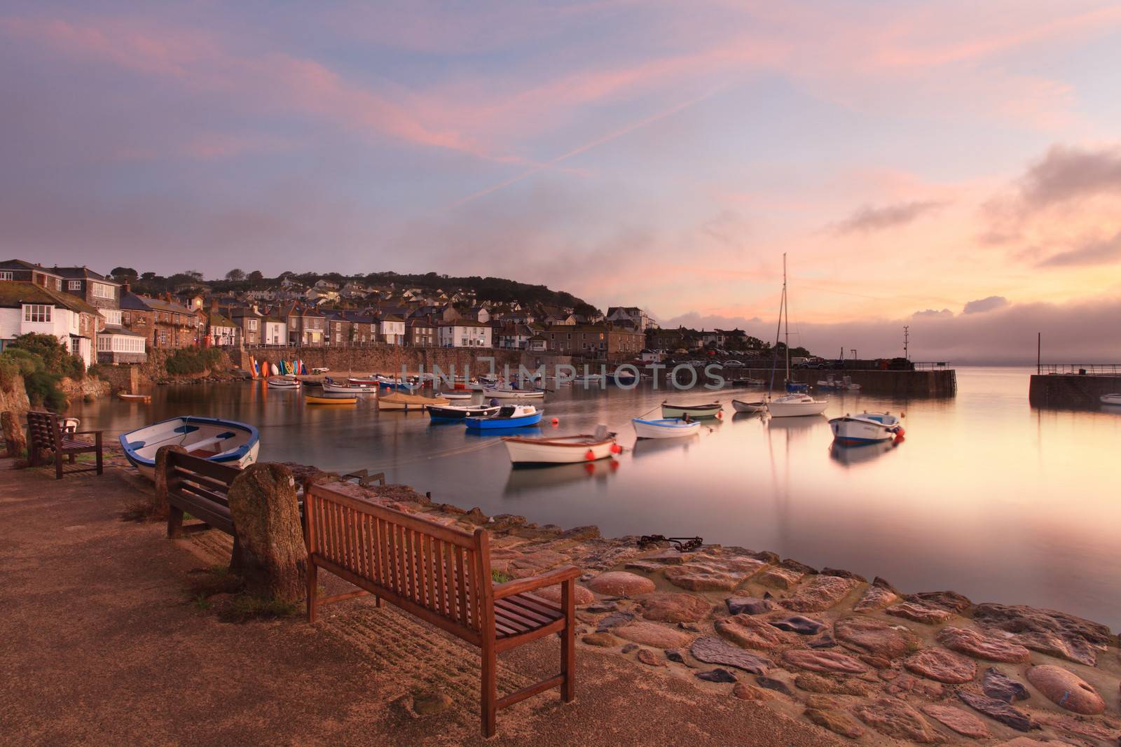 Mousehole Sunrise Cornwall by olliemt